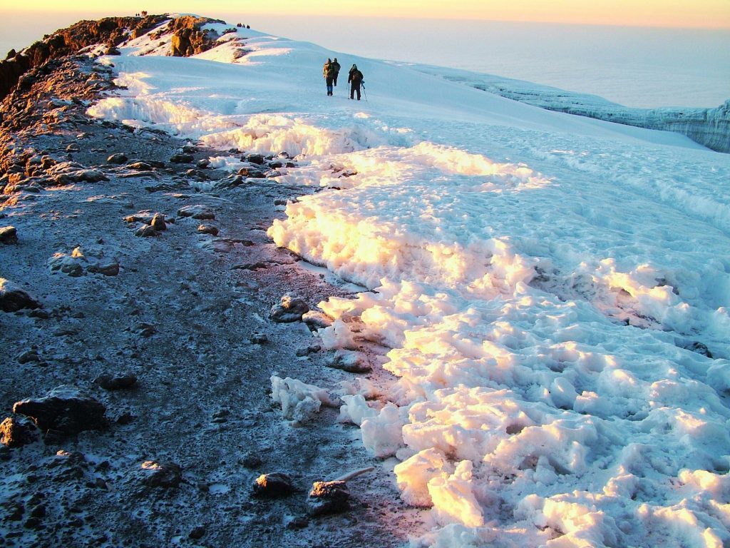 ✨ nominated ✨ Hiking to the top of Mt Kilimanjaro across snow and ice at dawn